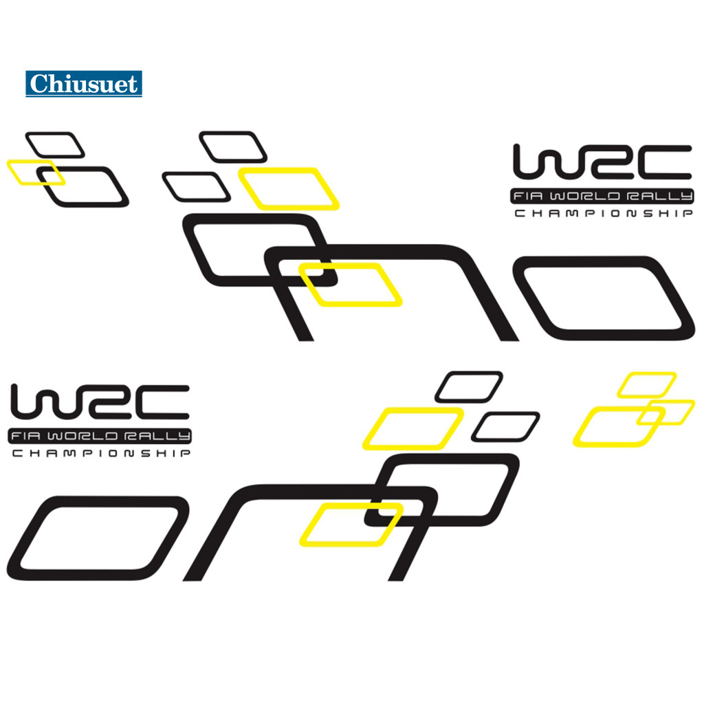 Chiusuet 2 Decal Xe Tinh Tế Cho Van DIY WRC Xe Vinyl Decal Bắt Mắt