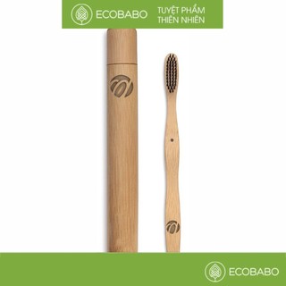 Bộ bàn chải tre và hộp đựng Pavicico