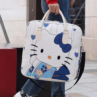 Túi xách du lịch bằng da PU chống thấm nước họa tiết hoạt hình phong cách Hàn Quốc