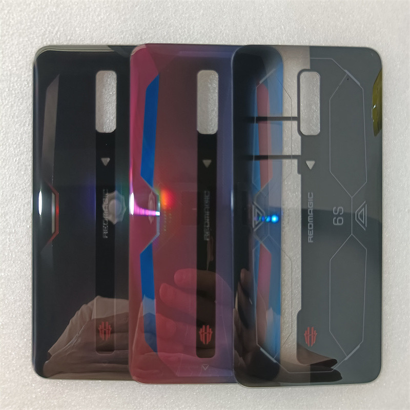 Dành Cho ZTE Nubia Red Magic 6 NX669J Pin Mặt Sau Cửa Sau Kính Bảng Điều Khiển Cho Red Magic 6S / 6S