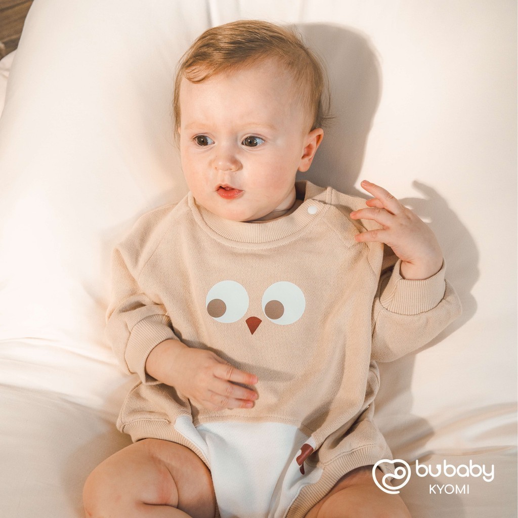 BU Baby (NB -12M) Body cho bé mùa đông BU Baby - Body thu đông an toàn mềm mịn cho bé - BU Baby sơ s