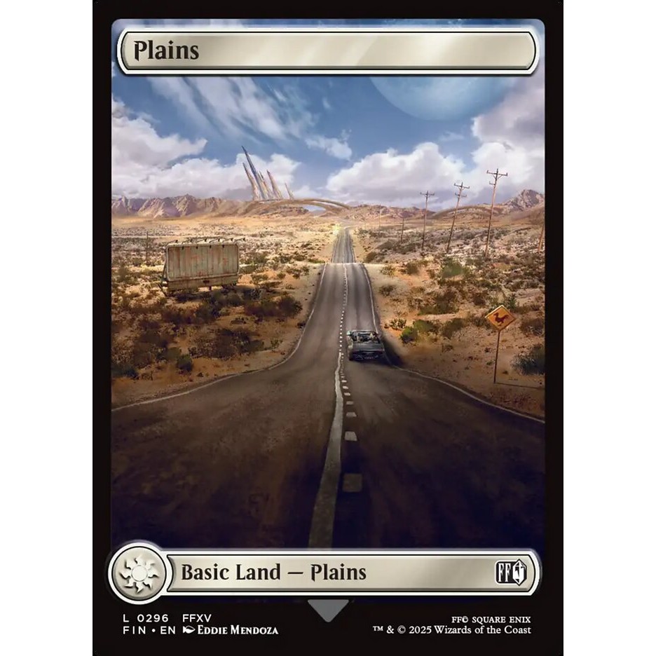 Magic the Gathering - Final Fantasy - Plains (0296)