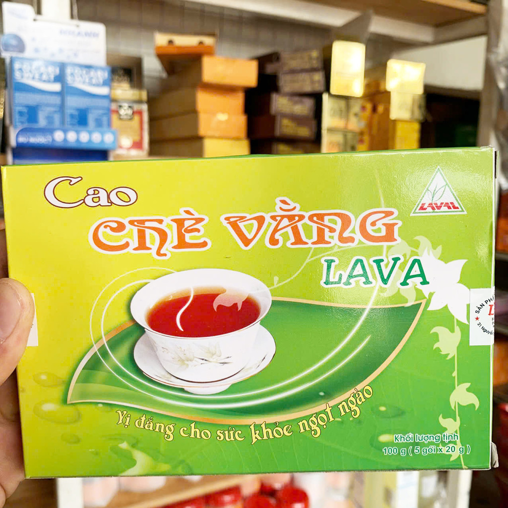 Trà cao chè vằng Lava-Hộp 5 gói giúp giảm cân lợi sữa sau sinh