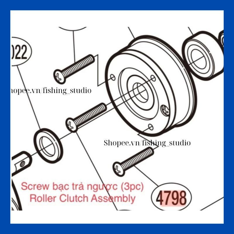 Set 3 screw SHIMANO Spinning Reel