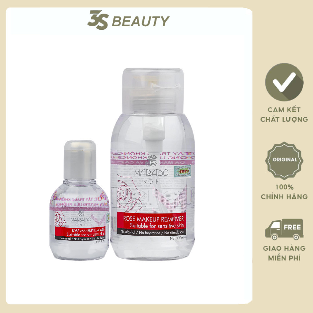 Nước tẩy trang hoa hồng Marado 300ml - Phân phối chính hãng