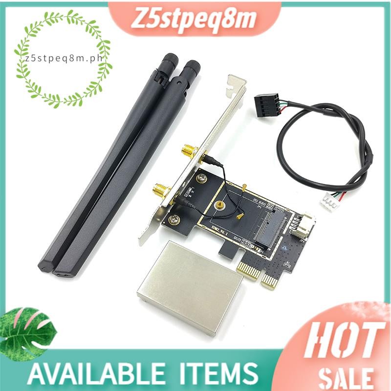 Bộ chuyển đổi thẻ WiFi PCIE Bluetooth Băng tần kép Thẻ mạng không dây Repetidor Adaptador cho máy tí