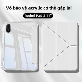 Bao da máy tính bảng thời trang có thể gập lại cho Redmi Pad 2 11 2025 SE 8.7/12.1/11 Xiaomi Pad 8 7 6 Pro