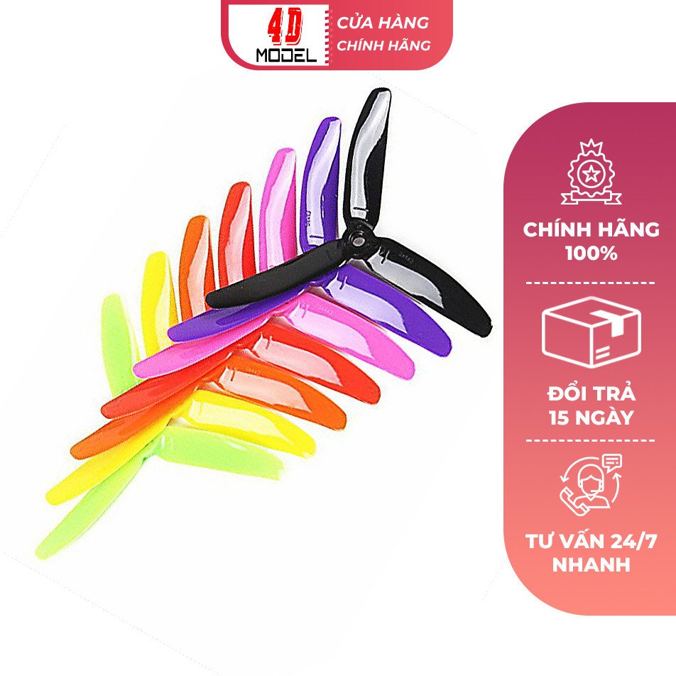 Cánh Quạt 5040 3 Lá, Cánh 5x4x3 Thuân Nghịch Dùng Cho Máy Bay Điều Khiển, Drone, FPV - 4DMODEL