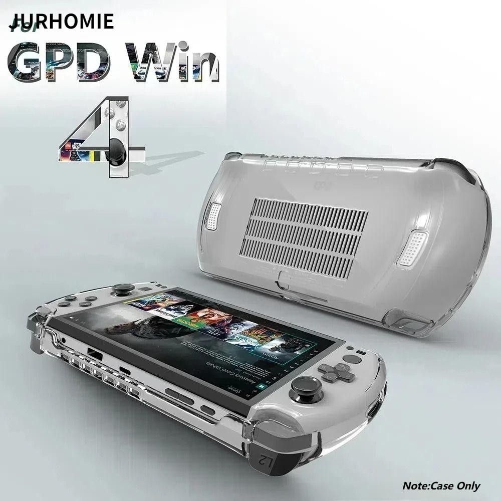 Bảng điều khiển JURHOMIE, Bảo vệ chống sốc mềm, Phụ kiện Vỏ bảo vệ trò chơi trong suốt màu trơn cho 