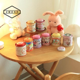 Zmonh Hoạt Hình Jellycat Thỏ Vali Bảo Quản Kẹo Hộp Bánh Quy Tròn Kim Loại Trang Sức Tổ Chức Cho Đám Cưới Tiệc Sinh Nhật Hộp Quà Tặng * Mới
