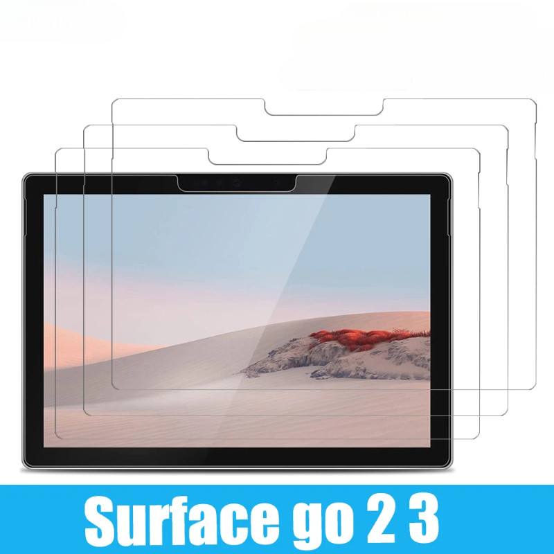 2 Chiếc HD Trong Suốt Kính Cường Lực Cho Surface Book Laptop Go GO2 12.4 Pro 7 Plus 11 10 9 8 X 6 5 