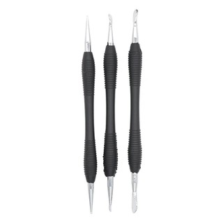 【GRCEKRIN】Modeling Tools Stainless Steel 15.2cm Black Leathercraft Modeling Tool Set