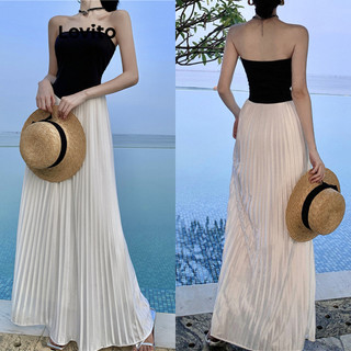 Đầm Lovito khâu vải màu trơn phong cách thanh lịch cho nữ LNE65038