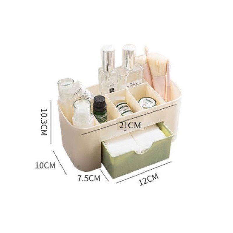 Kệ Đựng Mỹ Phẩm Bằng Nhựa - Kệ Để Mỹ Phẩm Gọn Gàng, Ngăn Nắp