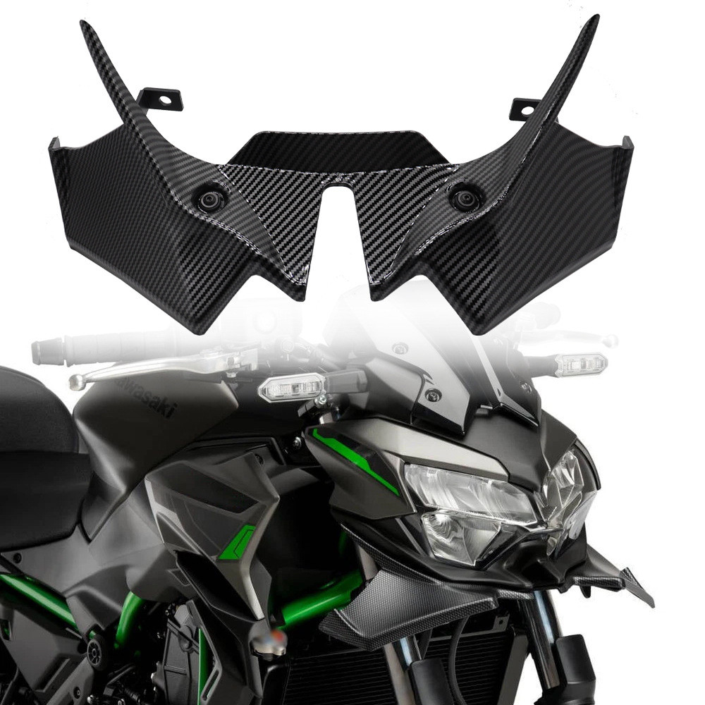 Mới Xe Máy Phía Trước Cánh Gió Fairing Winglet Khí Động Học Cánh Bao Viền Cho Kawasaki Z650 Z 650 z6