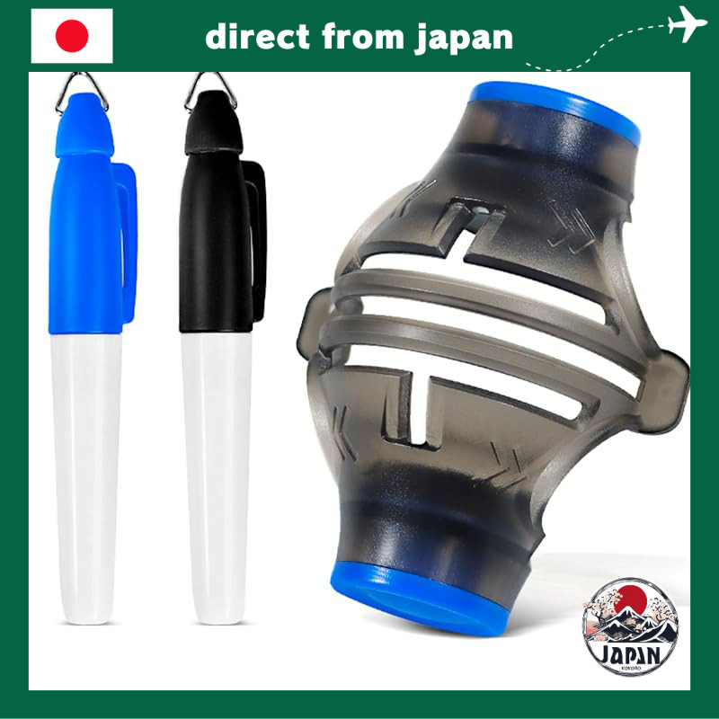 [Official] Alta Green Alta Line Marker Golf Ball Marker with 2 Pens - Blue & Red