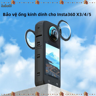  BEBETT Dính Ống Kính Bảo Vệ Vỏ Camera Bảo Vệ Dual-Lens Cho Insta360 X3 X4 X5 