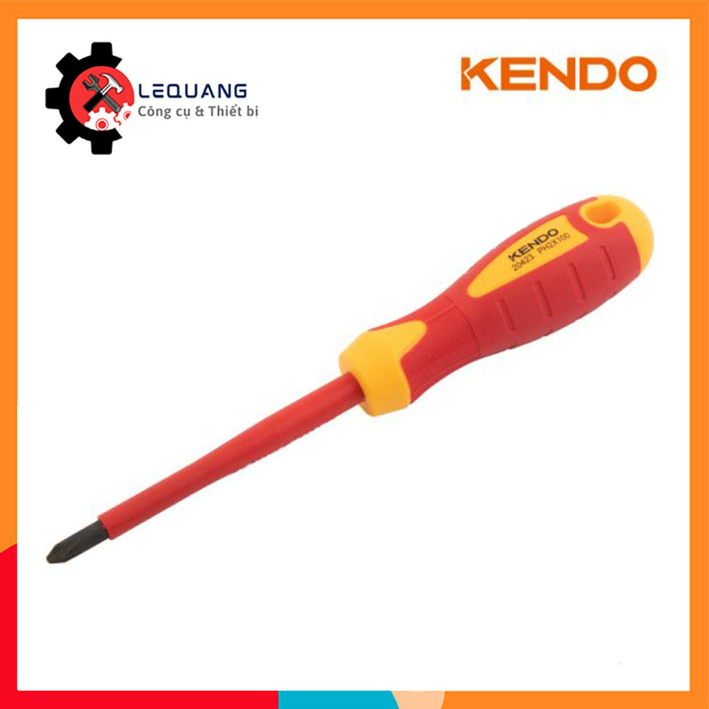 Tua vít mũi bake cách điện 1000V Kendo