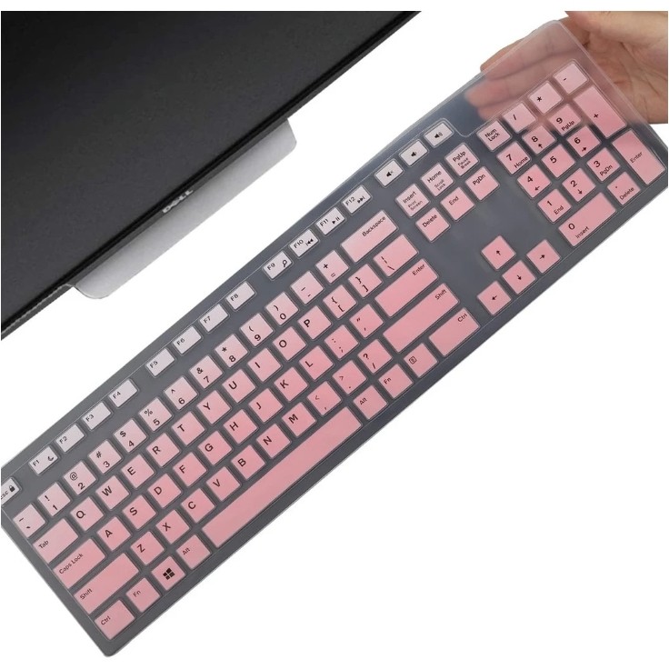 Bàn Phím Bao Da Cho Dell KM636 KB216 KB216t KB216d KB216p Bàn Phím Dell Optiplex 5250 3050 3240 5460