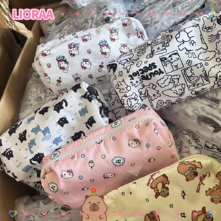 LIORA‌Túi Văn Phòng Phẩm, Túi Đựng Bút Mèo / Chó Con Dung Tích Lớn, Phim Hoạt Hình Đa Năng Capybara / Chiikawa Hộp Bút Quà Tặng Học Sinh