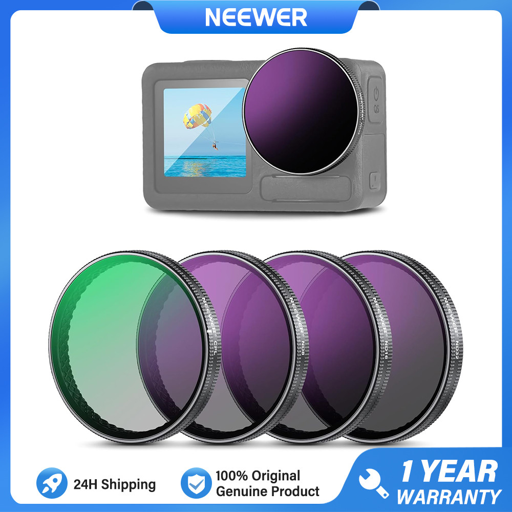 Bộ lọc NEEWER FL-A76 ND8 + ND16 + ND32 + CPL Tương thích với Action 3 / 4 / 5 Pro
