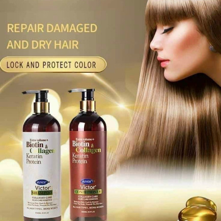 Dầu gội xả Royce Victor Collagen phục hồi tóc xả siêu mượt lưu hương lâu 900ml