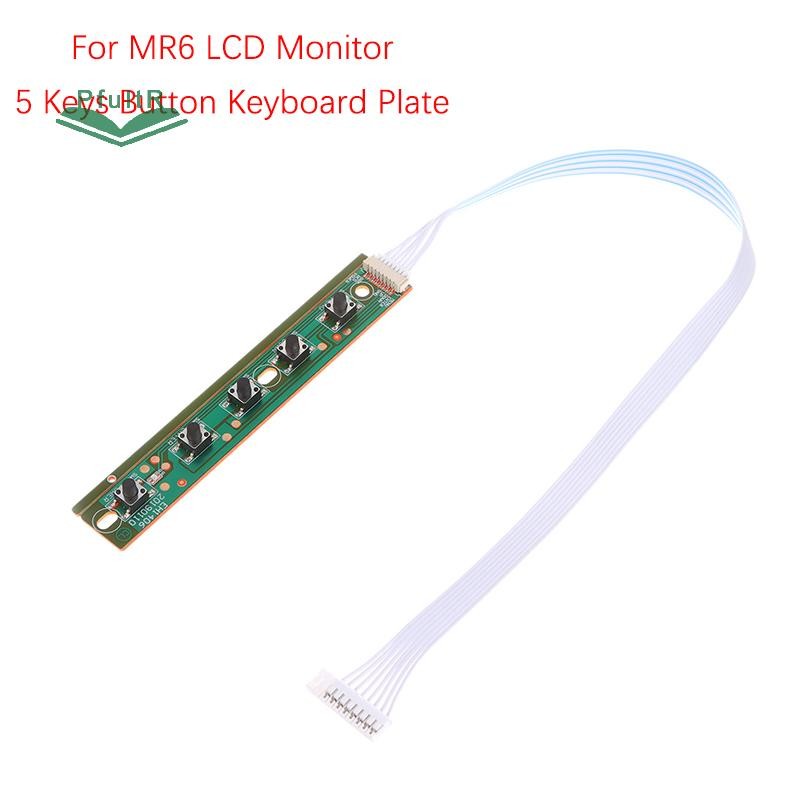 [Pfultr] 1 Tấm Bàn Phím Nút 5 Phím Bảng Điều Khiển Cắm SMD Bảng Điều Khiển OSD Cho Màn Hình LCD MR6 