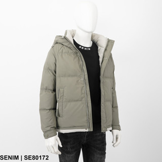 Áo khoác phao nam lông vũ 100% SENIM cao cấp cản gió cản bụi giữ ấm SE8017