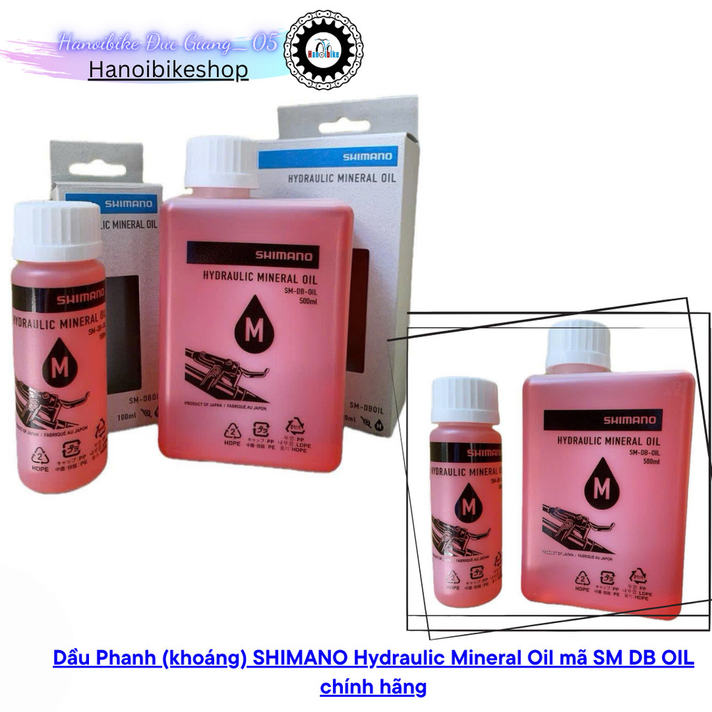 Dầu Phanh (khoáng) xe đạp SHIMANO Hydraulic Mineral Oil mã SM DB OIL 05O chính hãng