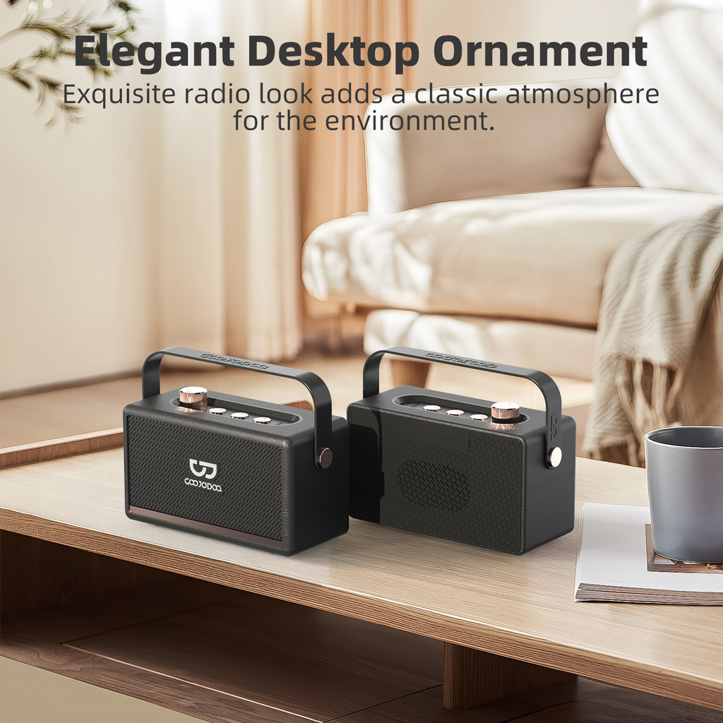 Loa Bluetooth không dây Goojodoq 5.3 Âm thanh nổi hai chiều Hỗ trợ cuộc gọi rảnh tay Thẻ TF Đĩa U | BigBuy360 - bigbuy360.vn