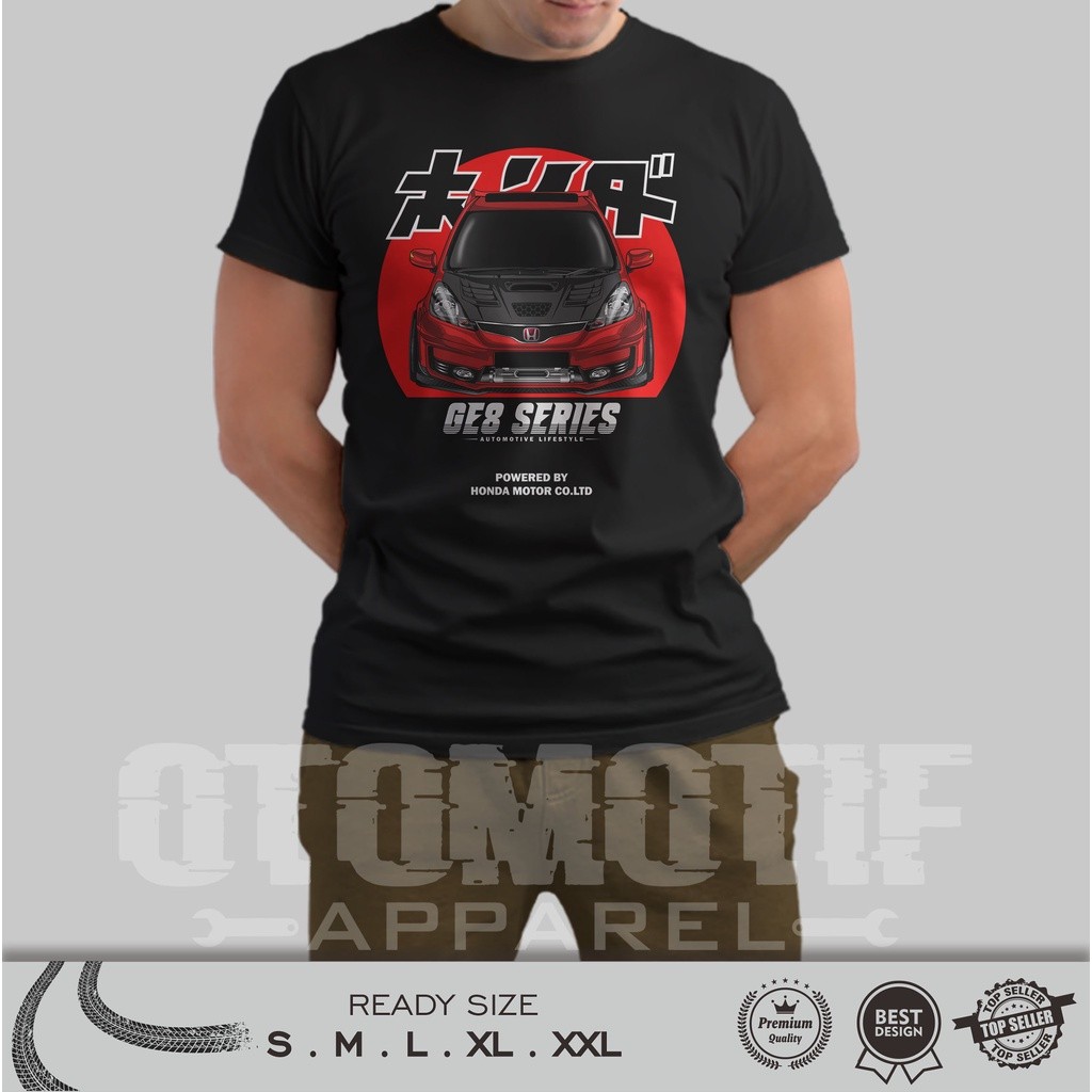 Áo Thun Honda JAZZ GE8 Series Microfiber Jerse cho Ô Tô Powered by Honda Motor