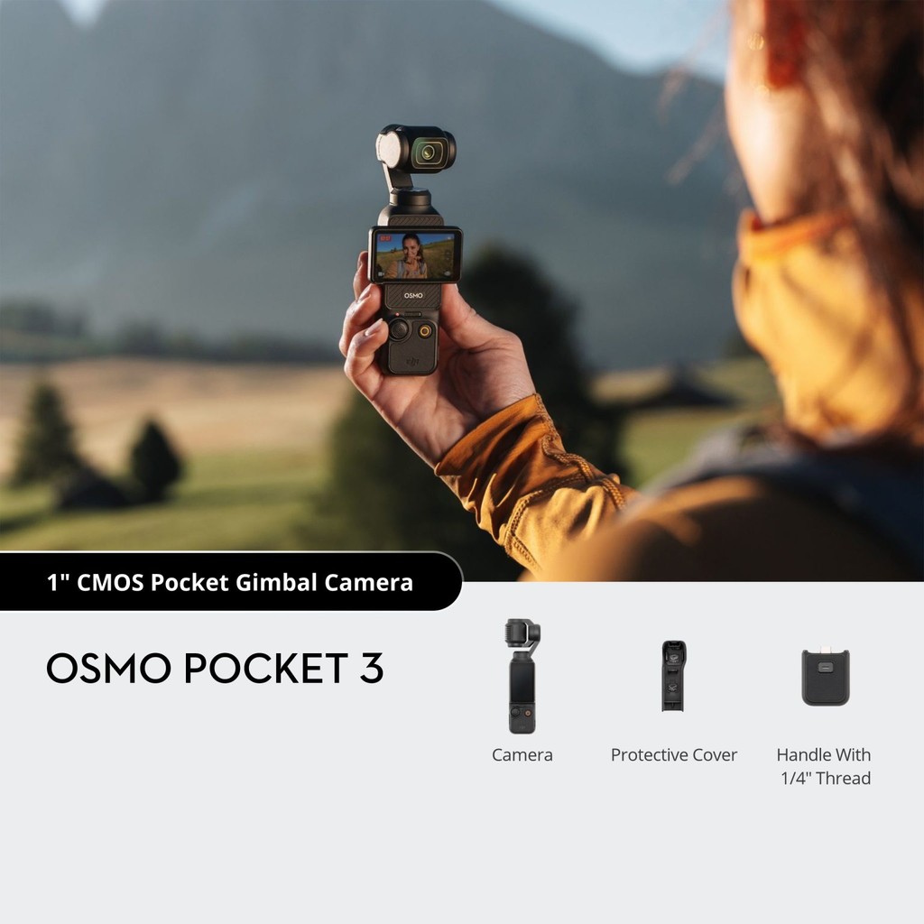 Máy quay kỹ thuật số cầm tay Pocket Camera DJI Pocket 3 | BigBuy360 - bigbuy360.vn