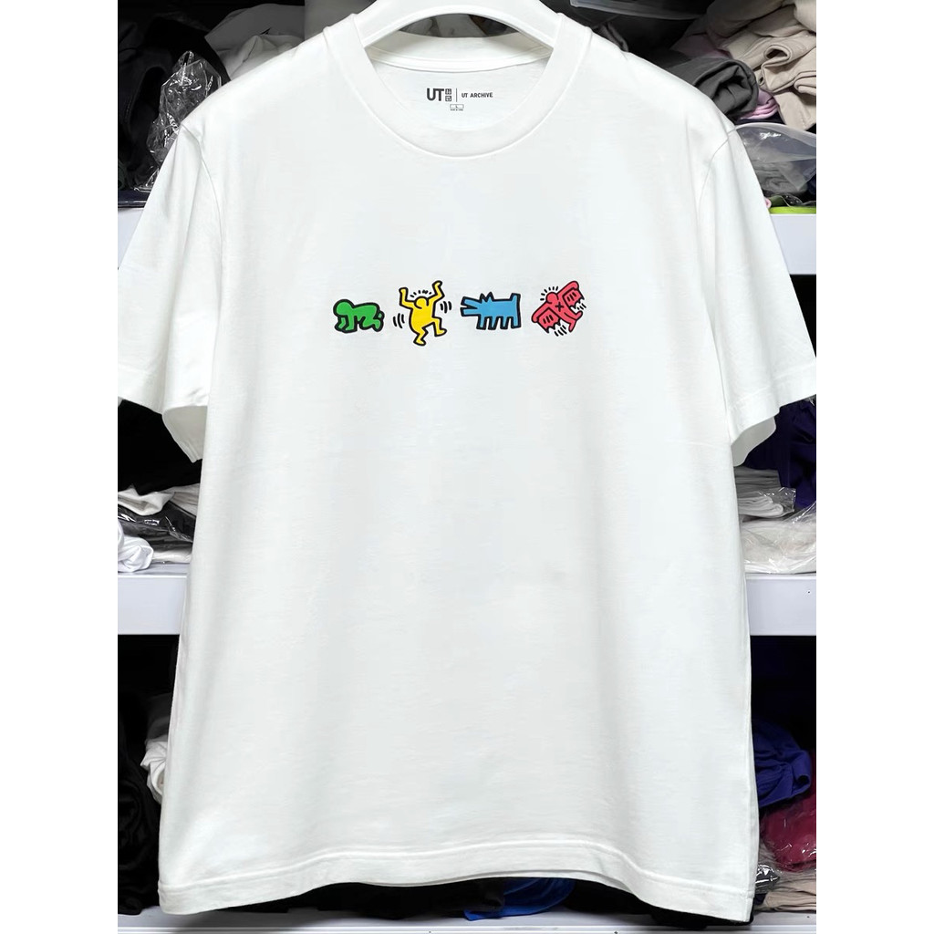 Áo Thun Ngắn Tay Uniqlo Phong Cách Keith Haring, Endorsed by Fan Bingbing