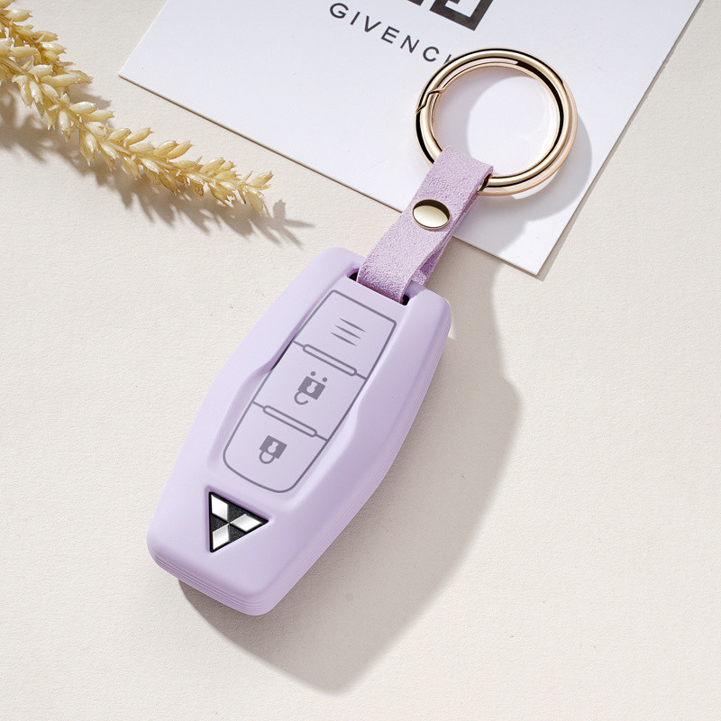 Ốp Chìa Khoá Mitsubishi xforce Outlander ASX Eclipse Cross Lancer-ex bọc chìa khoá smartkey