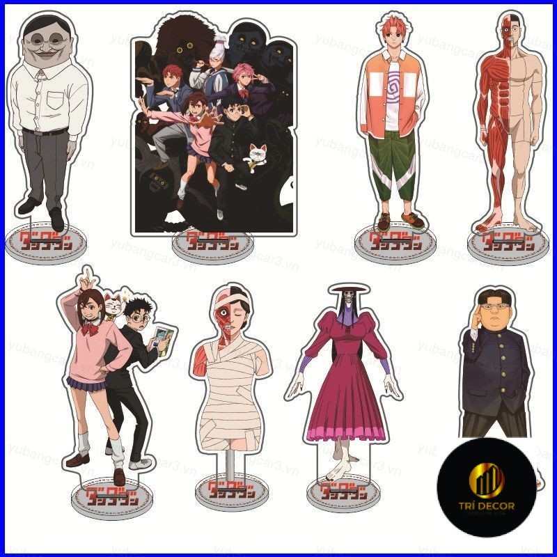 Yc3 DAN DA DAN Seiko Ayase Ken Takakura Momo Ayase Dandadan đứng giữ đĩa Anime Hình Đồ chơi mô hình