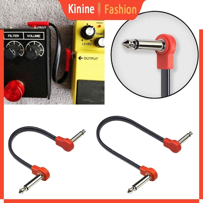 Kin Guitar Effect Patch Cable 1 4inch Góc Phải Bàn Đạp Nhạc Cụ Cáp Guitar Phần