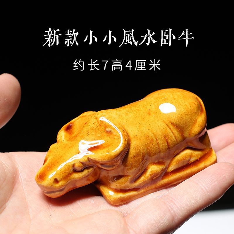 Đồ trang trí bằng gốm Buffalo Đồ thủ công Đồ trang trí Buffalo Phong cách quà tặng-Buffalo Đồ trang 