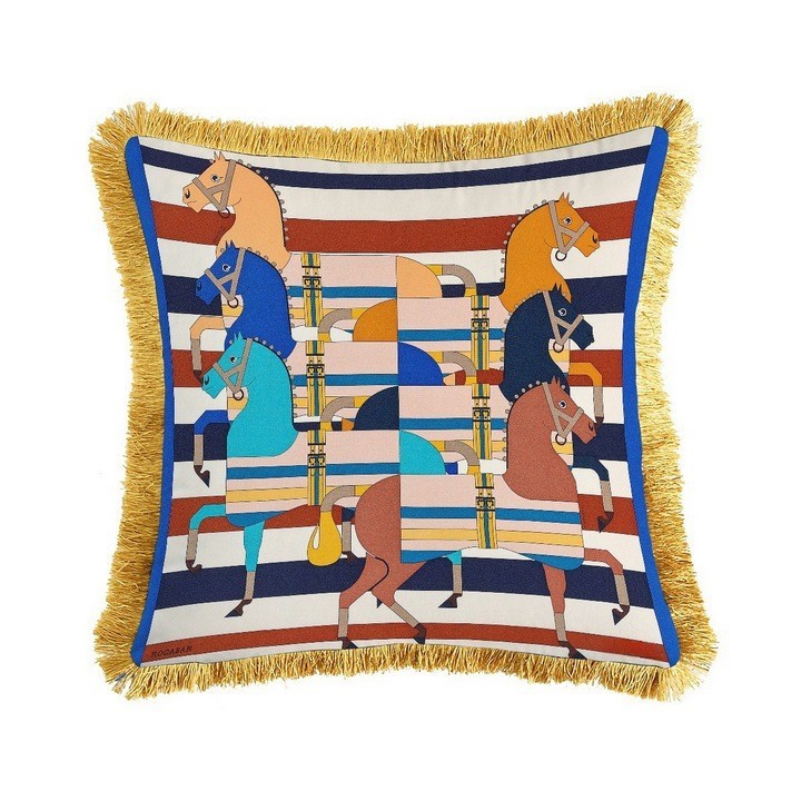 Euro Home - Vỏ Gối 6 CHEVAUX Trang Trí Phòng Ngủ