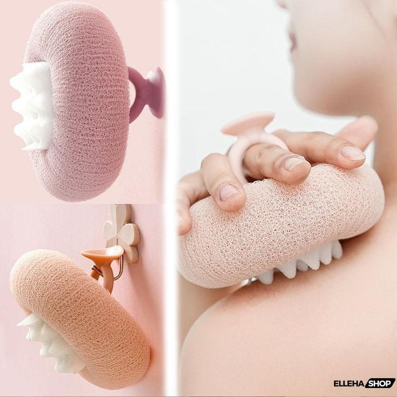 [LOẠI MỚI] Bông Tắm Tạo Bọt Massage Tẩy Da Chết, Bông Tắm Hoa Hướng Dương Hít Tường [TẶNG MIẾNG RỬA 