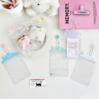 Trong Suốt Trong Suốt Hoạt Hình Nhà Túi Cho Bé Thẻ Nhỏ Đựng Thẻ Thanh Chirp Thẻ Lưu Trữ Mặt Dây Chuyền Đựng Thẻ Túi Đau Dép Túi Bé