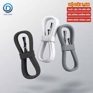 Dây ống nước vòi sen, vòi xịt vệ sinh TPR silicon siêu đàn hồi, đầu lõi đồng không gỉ sét dây dài 1,5m/2m cao cấp