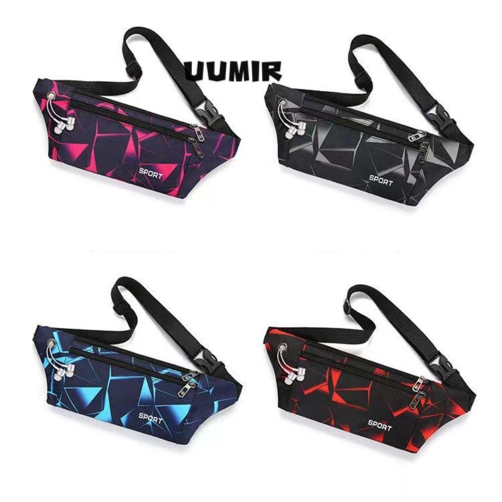 Gói thắt lưng UUMIR, Túi thắt lưng chống nước bằng Nylon, Thể thao Chạy bộ Phòng tập thể dục Túi du lịch Polyester Unisex