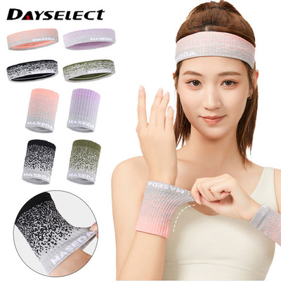 DAYSELECT Băng Đô Thể Thao Mồ Hôi Hấp Thu, Nhanh Khô cho Cầu Lông và Cổ Tay