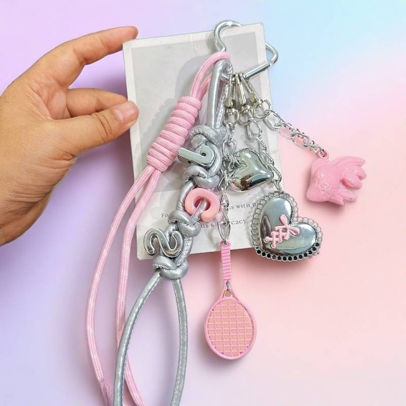 【Ready Stock】 Internet Hot Korean Style Miu Series Handbag Pendant Niche Ins Couple Backpack Braid R