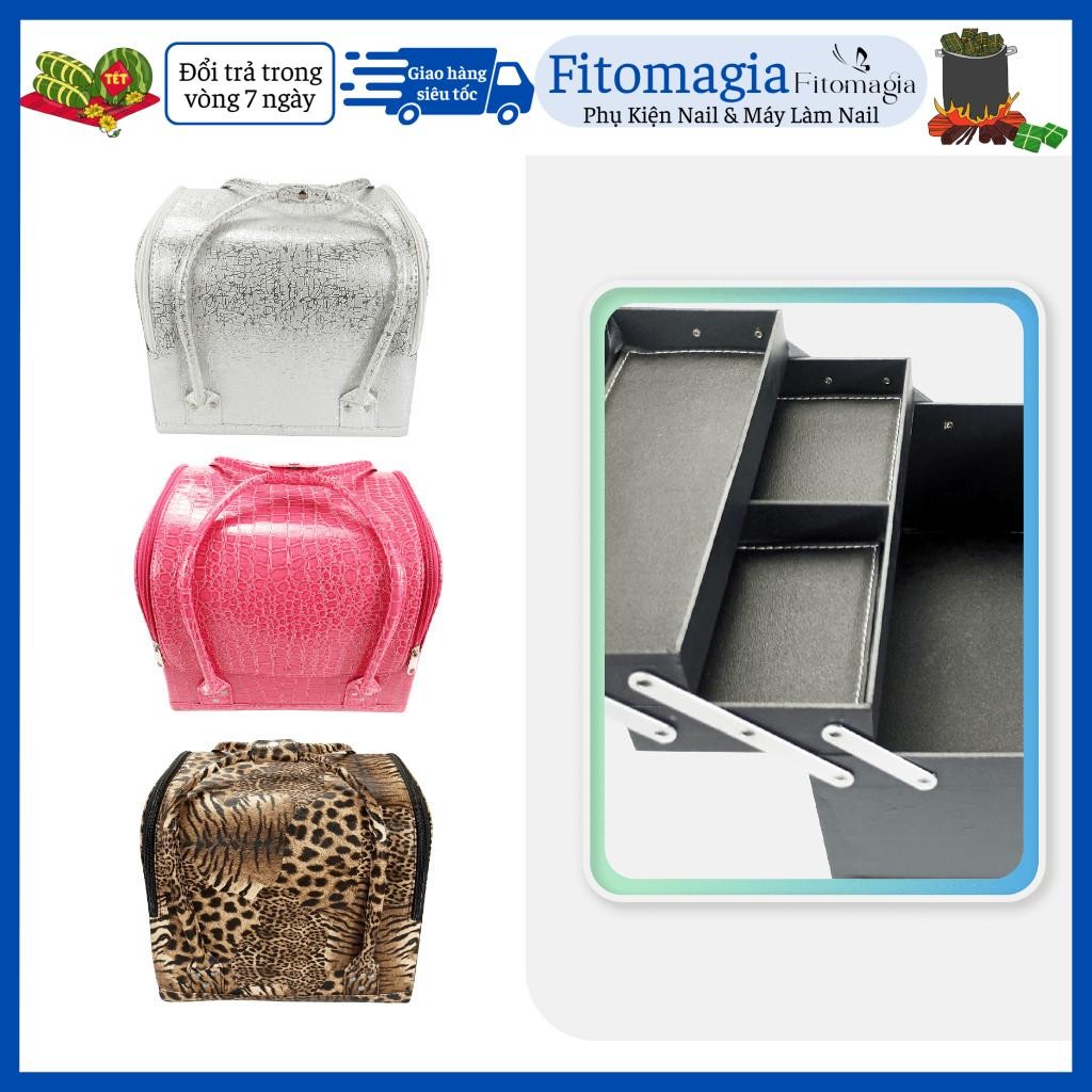 [FITOMAGIA PHỤ KIỆN NAIL & MI] Cốp Đựng Đồ Nails - Hộp Đựng Nail Giả Da Fitomagia Chuyên Dụng Đẹp Mắ