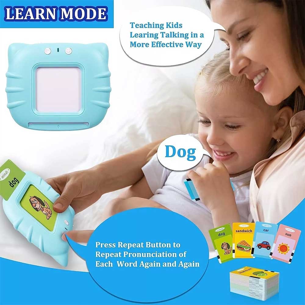 Children's English learning card insertion early education machine