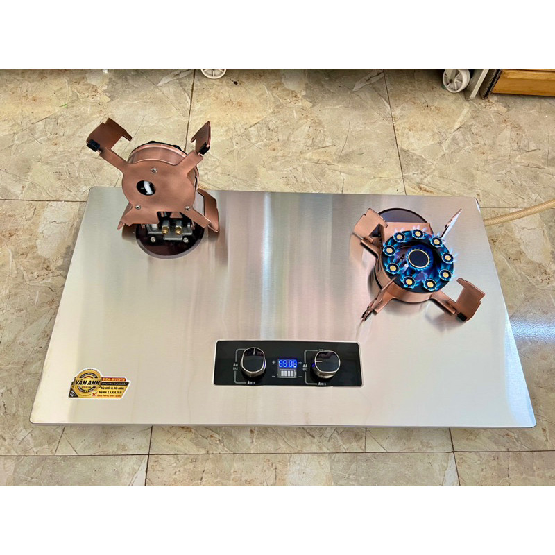 BẾP GAS ÂM LẬT 10 ĐẦU ĐỐT HẸN GIỜ NGẮT GAS TỰ ĐỘNG 10 ĐẦU ĐỐT CAO CẤP REDHOME 8226KV