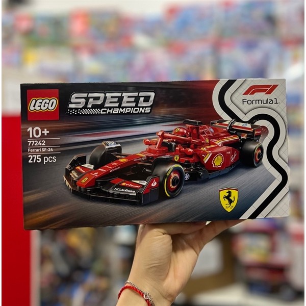 Lắp ráp đồ chơi LEGO 77242 Xe Đua Ferrari SF-24 F1