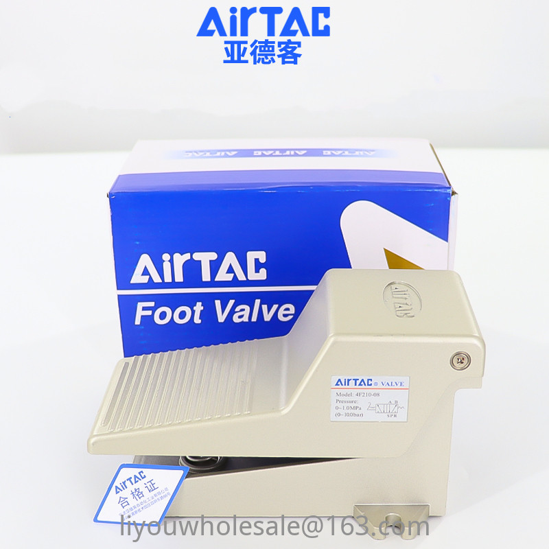 Van chân khí nén AirTac 4F210-08 Công tắc van bàn đạp chân 3F210-08 Van khí nén