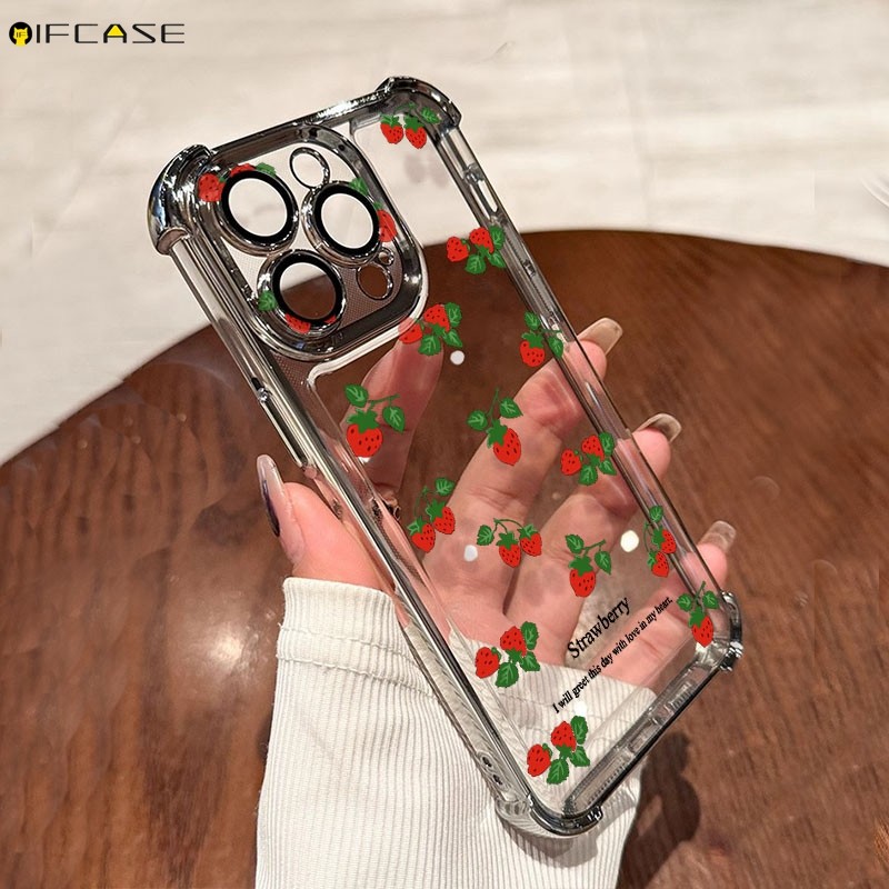 Dành Cho Realme 15 GT8 GT7 C85 GT 8 7 Pro 15T 15X 12 Lite C67 Neo 7 V60 Realme15 Ốp Điện Thoại Dâu Đ